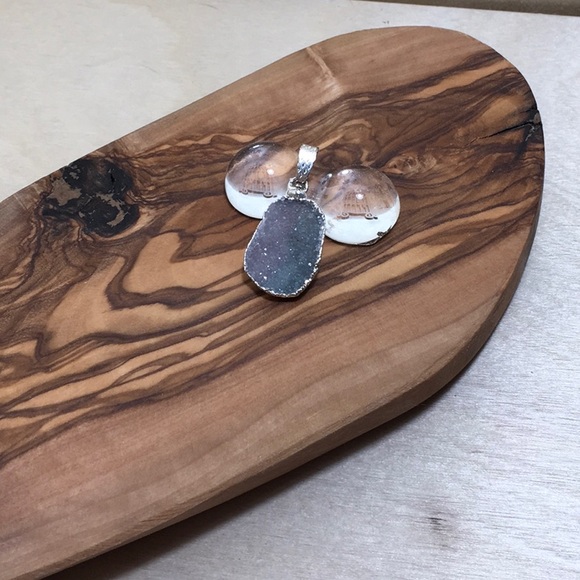 Jewelry - Watermelon Druzy Pendent